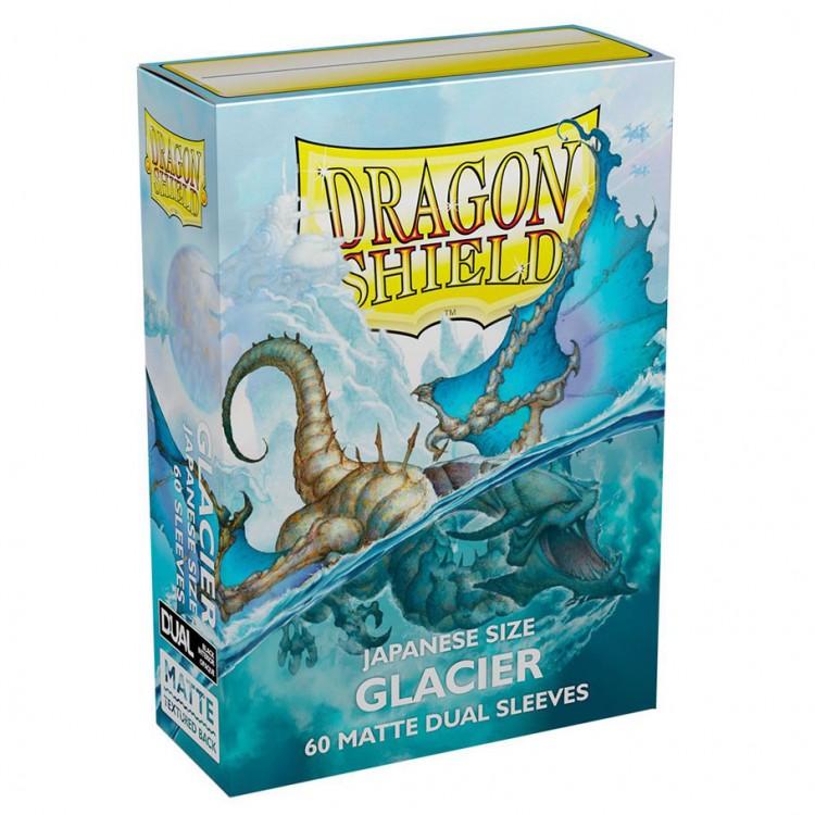 Deck Protector Dragon Shield Japanese Matte Dual Glacier 60 Pezzi - Bustine Per Carte Dimensioni Giapponesi - 4